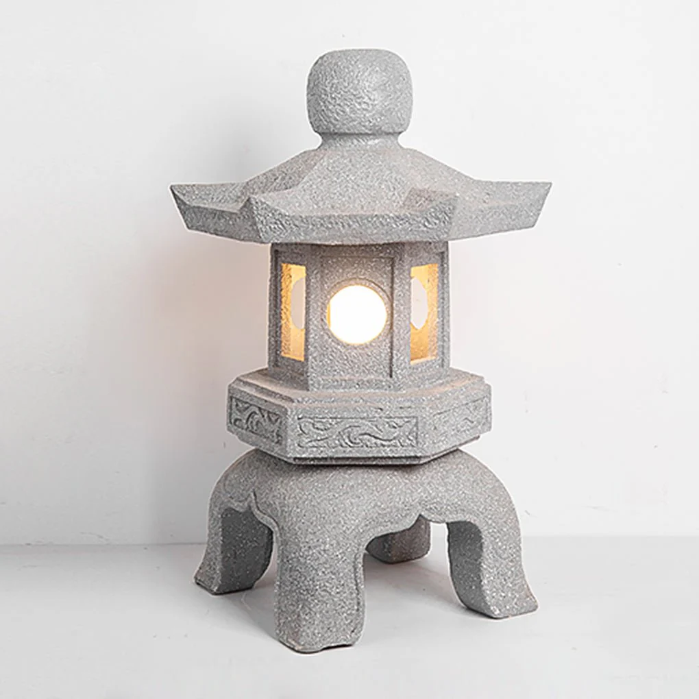 Drake Elegant Imitation Stone Resin Outdoor Light - Image 5
