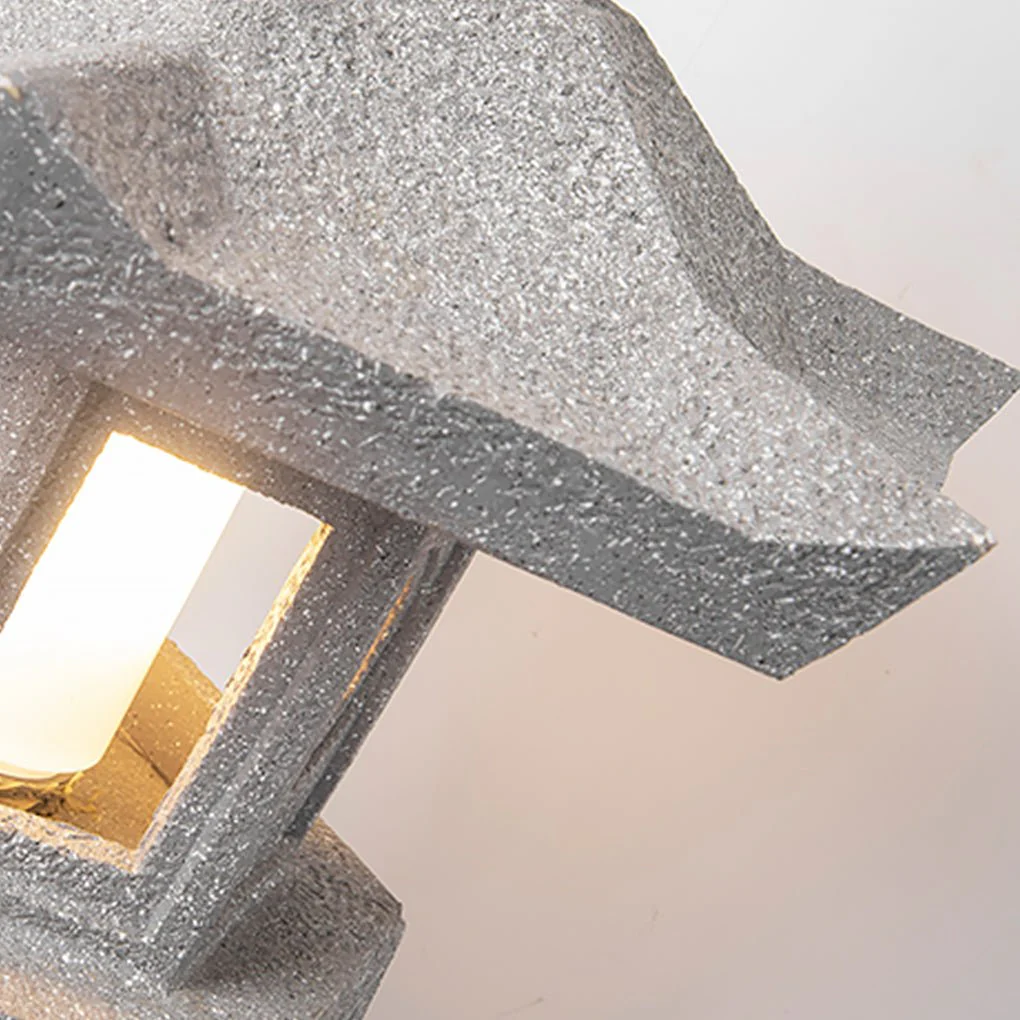 Drake Elegant Imitation Stone Resin Outdoor Light - Image 7