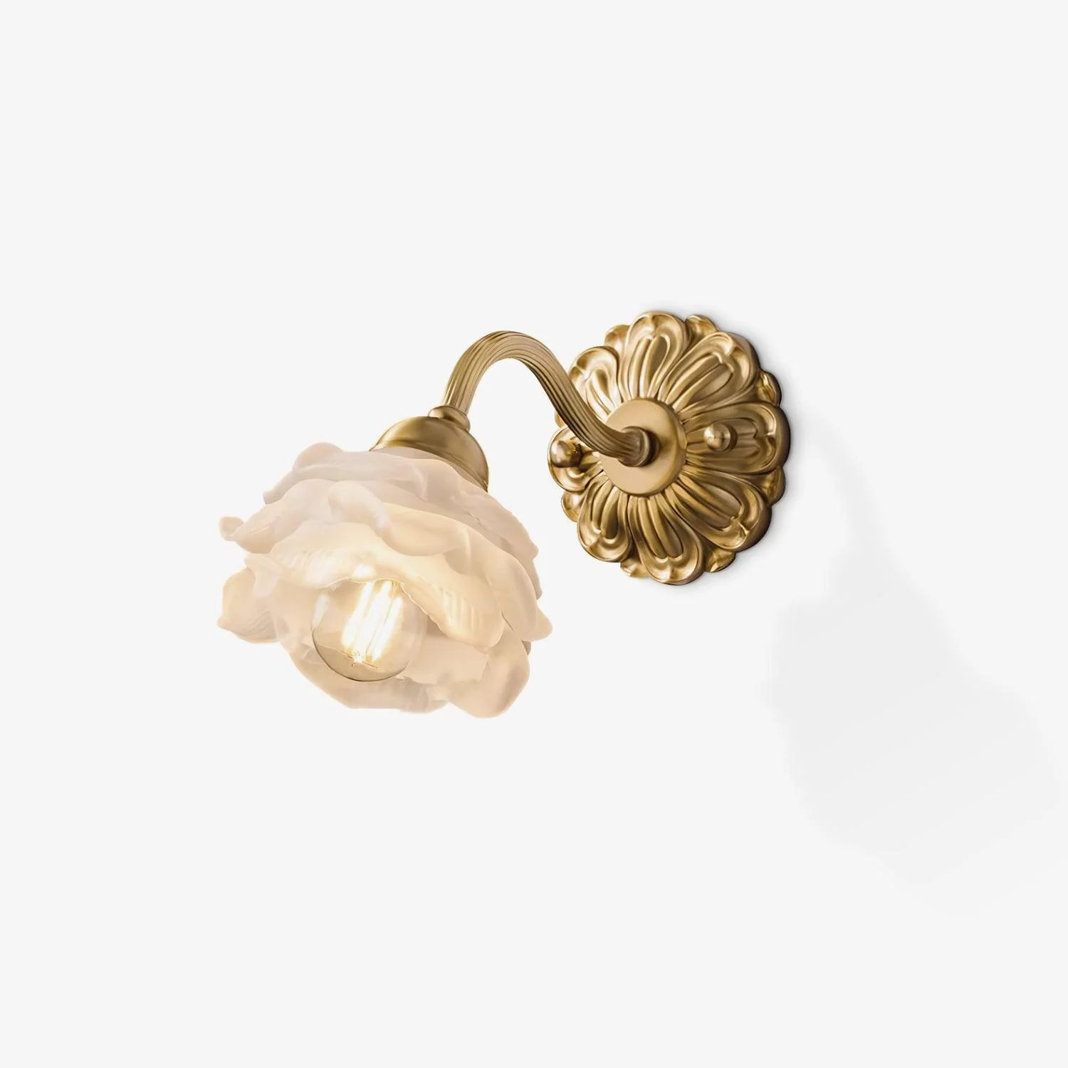 Drifte Brass Floral Luxury Wall Lamp - Image 9