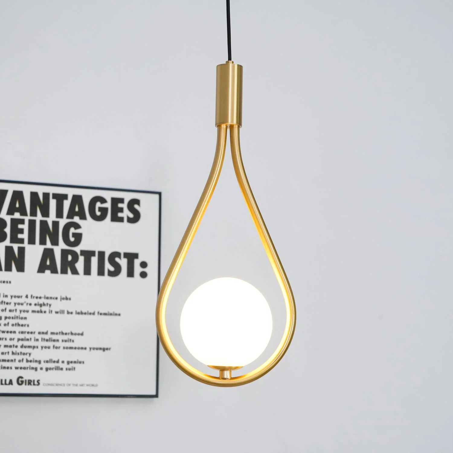 Droplet Modern Brass Pendant Light - Image 16