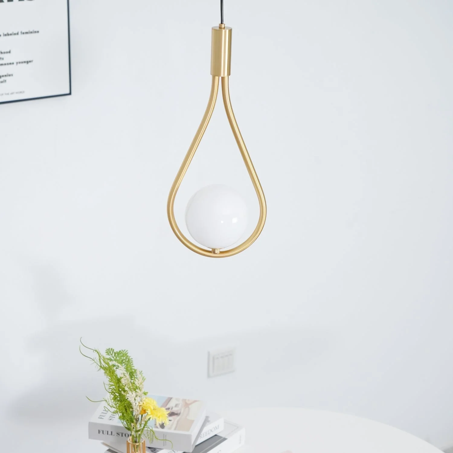 Droplet Modern Brass Pendant Light - Image 24