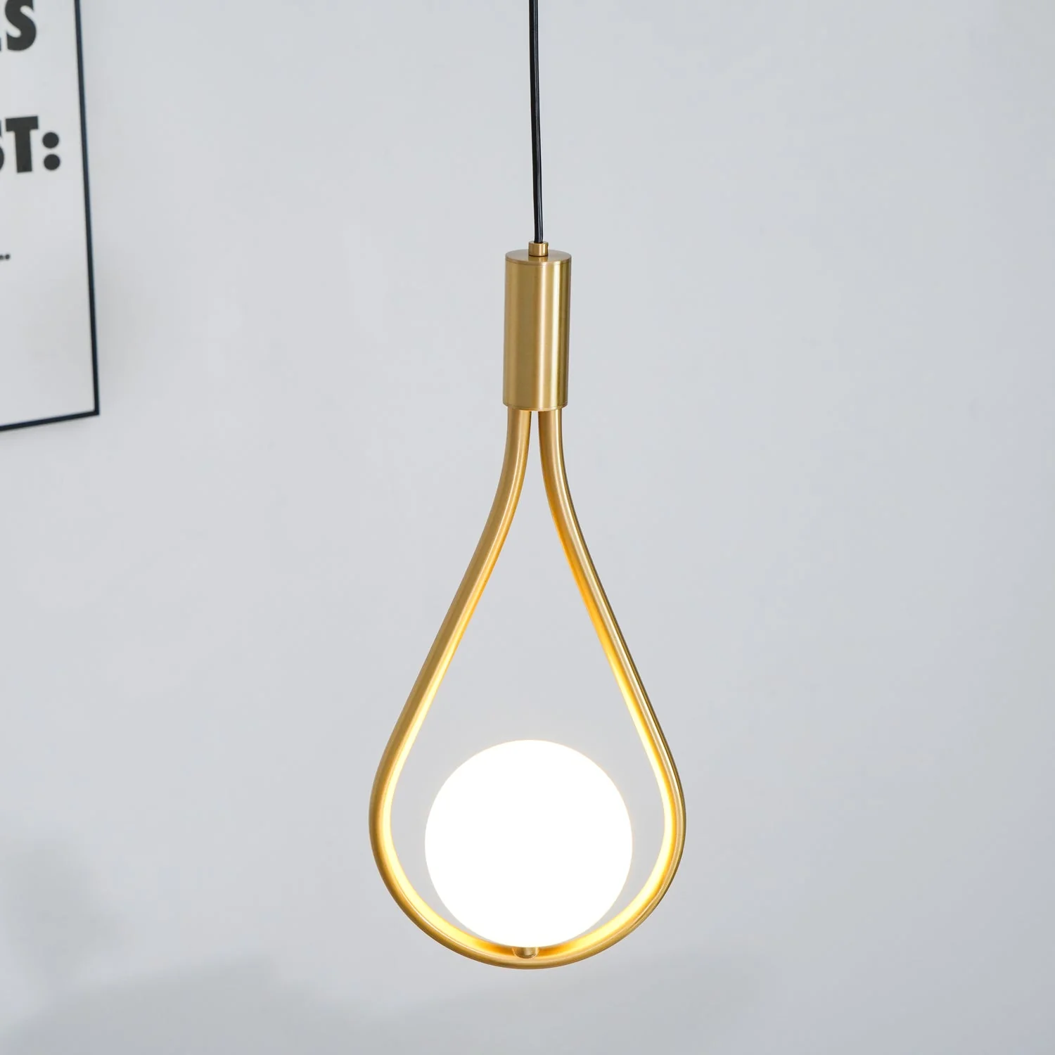 Droplet Modern Brass Pendant Light - Image 28