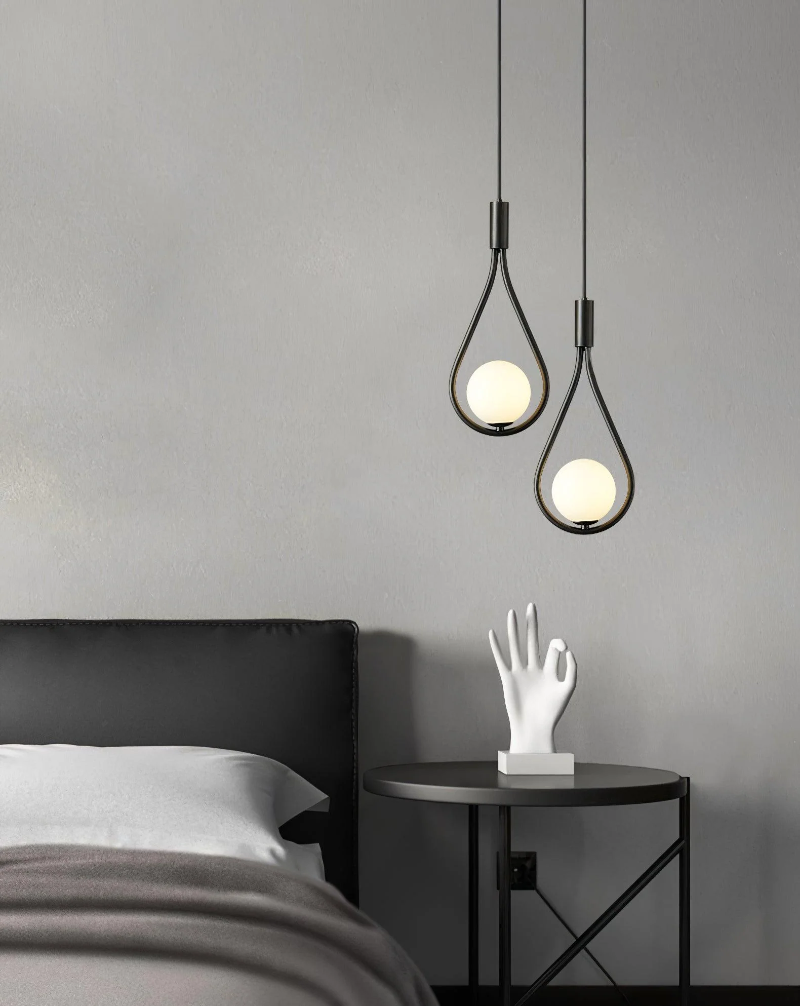 Droplet Modern Brass Pendant Light - Image 3