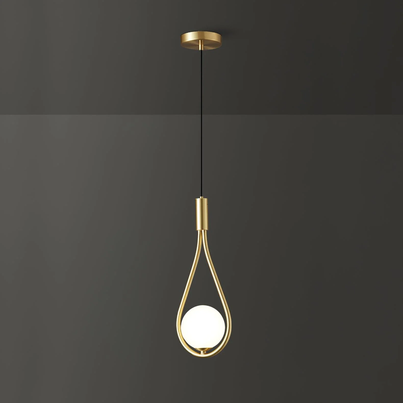 Droplet Modern Brass Pendant Light - Image 40