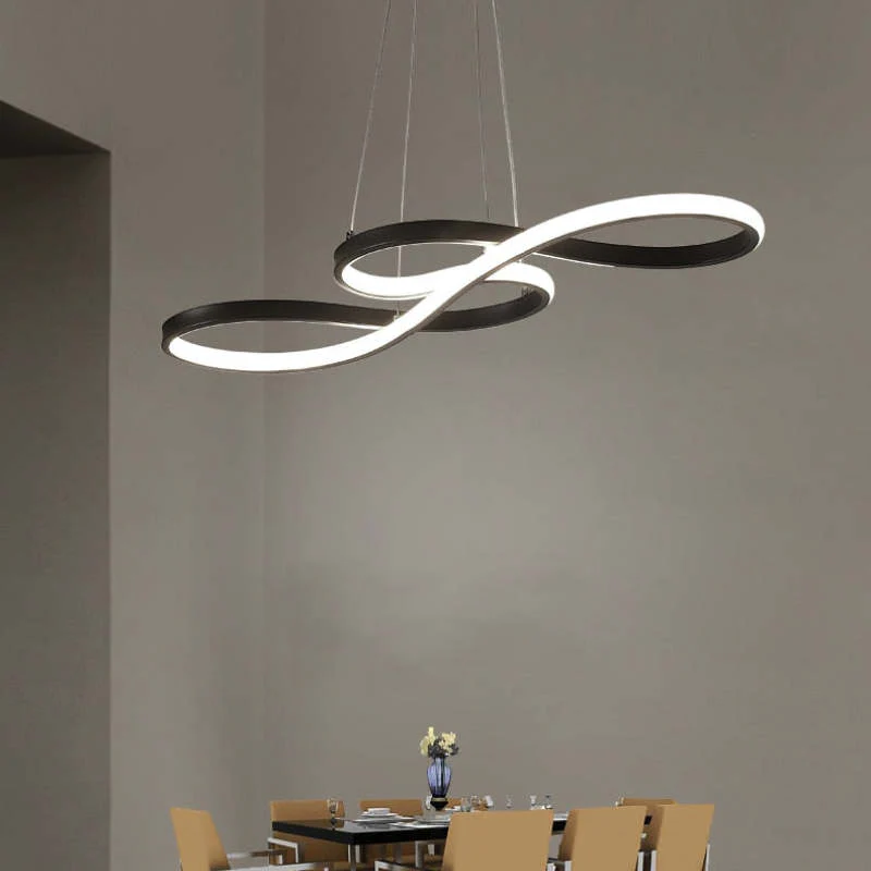 Durell Musical Note Pendant Light, Black & Gold - Image 3