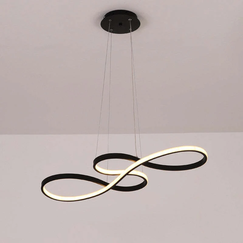 Durell Musical Note Pendant Light, Black & Gold - Image 4