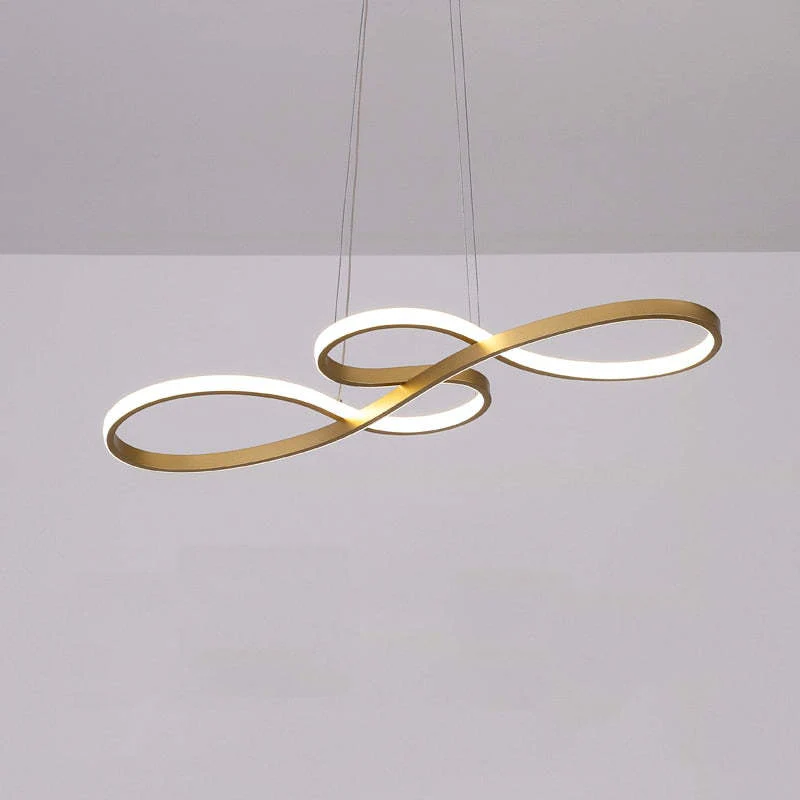 Durell Musical Note Pendant Light, Black & Gold - Image 5