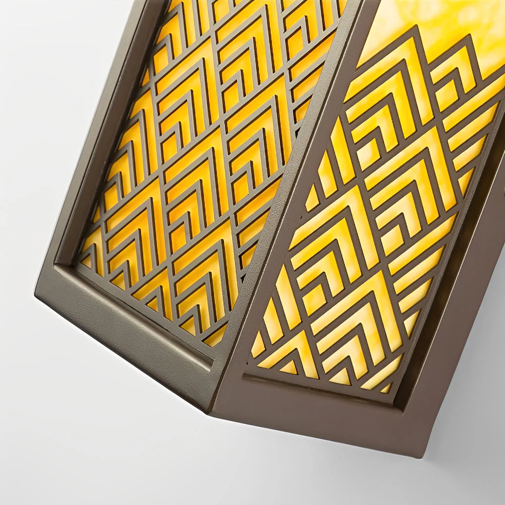 Eaglye Vintage Brown Stainless Steel Exterior Wall Lamp - Image 5