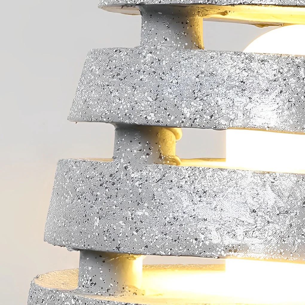Earthy Elegant Lawn Modern Resin Outdoor Light - Image 2