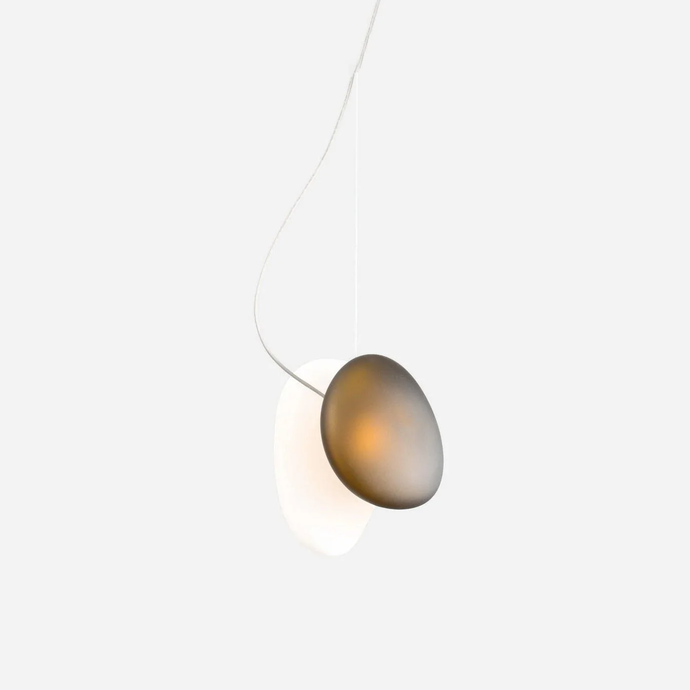 Eclipse Frosted Glass Pendant Light - Image 14