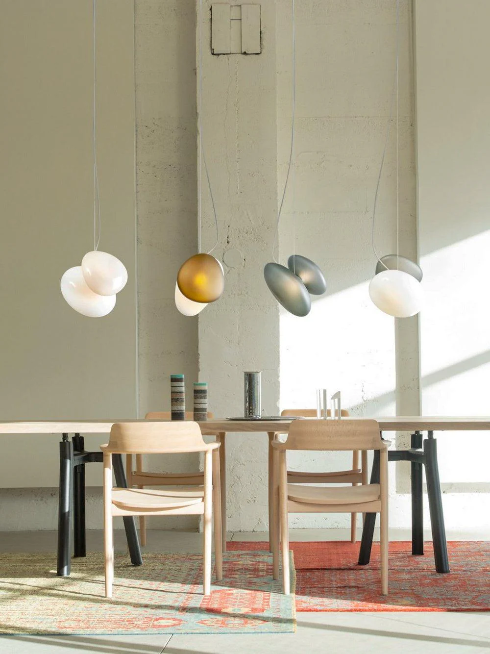 Eclipse Frosted Glass Pendant Light - Image 2