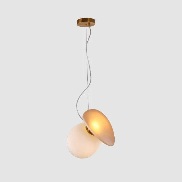 Eclipse Frosted Glass Pendant Light - Image 39