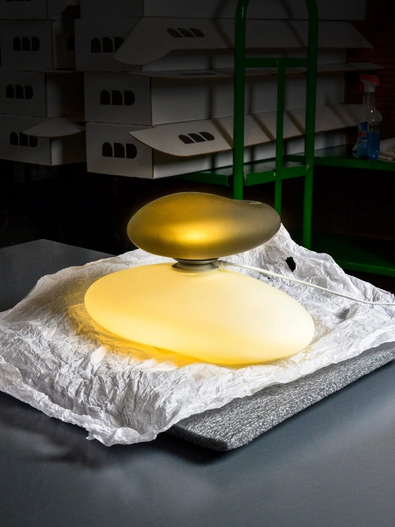 Eclipse Frosted Glass Pendant Light - Image 46