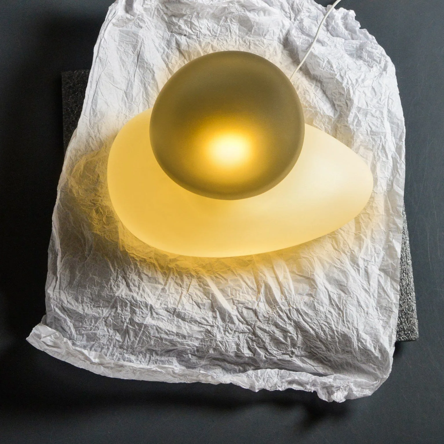 Eclipse Frosted Glass Pendant Light - Image 47