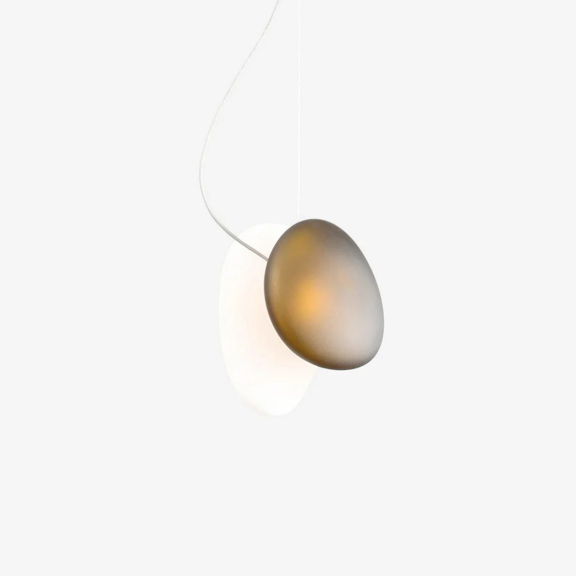 Eclipse Frosted Glass Pendant Light - Image 51