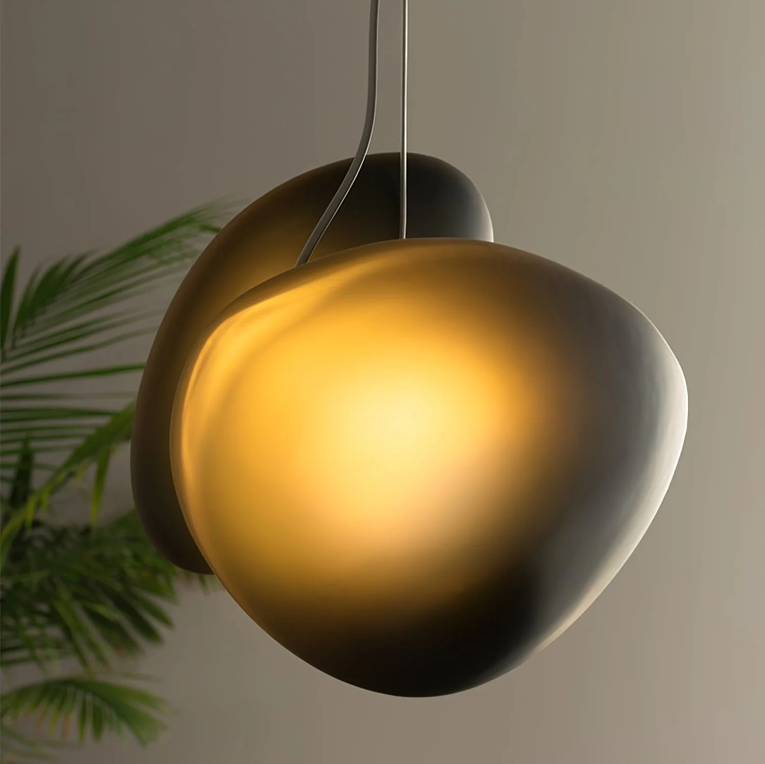 Eclipse Frosted Glass Pendant Light - Image 53