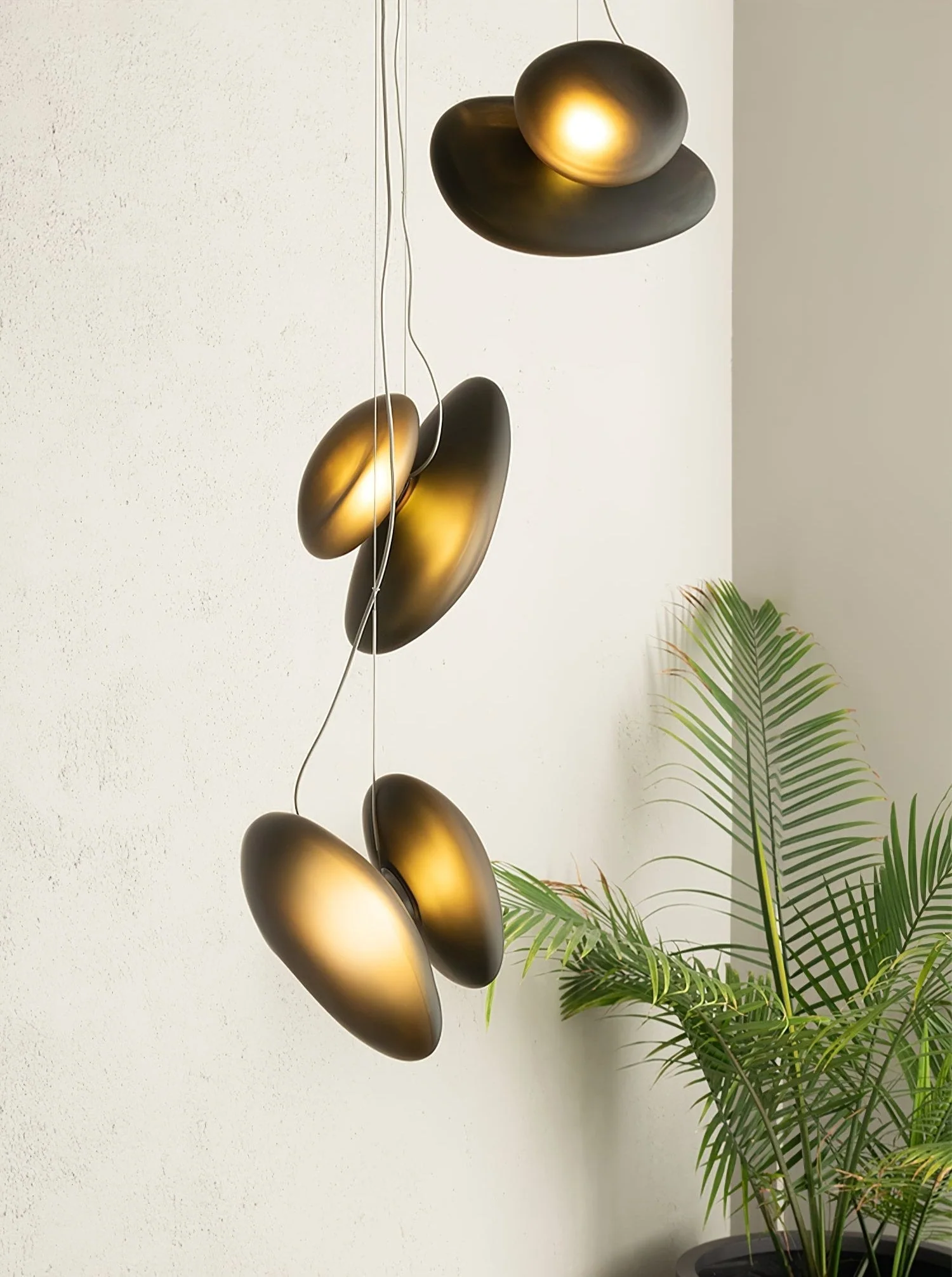 Eclipse Frosted Glass Pendant Light - Image 55
