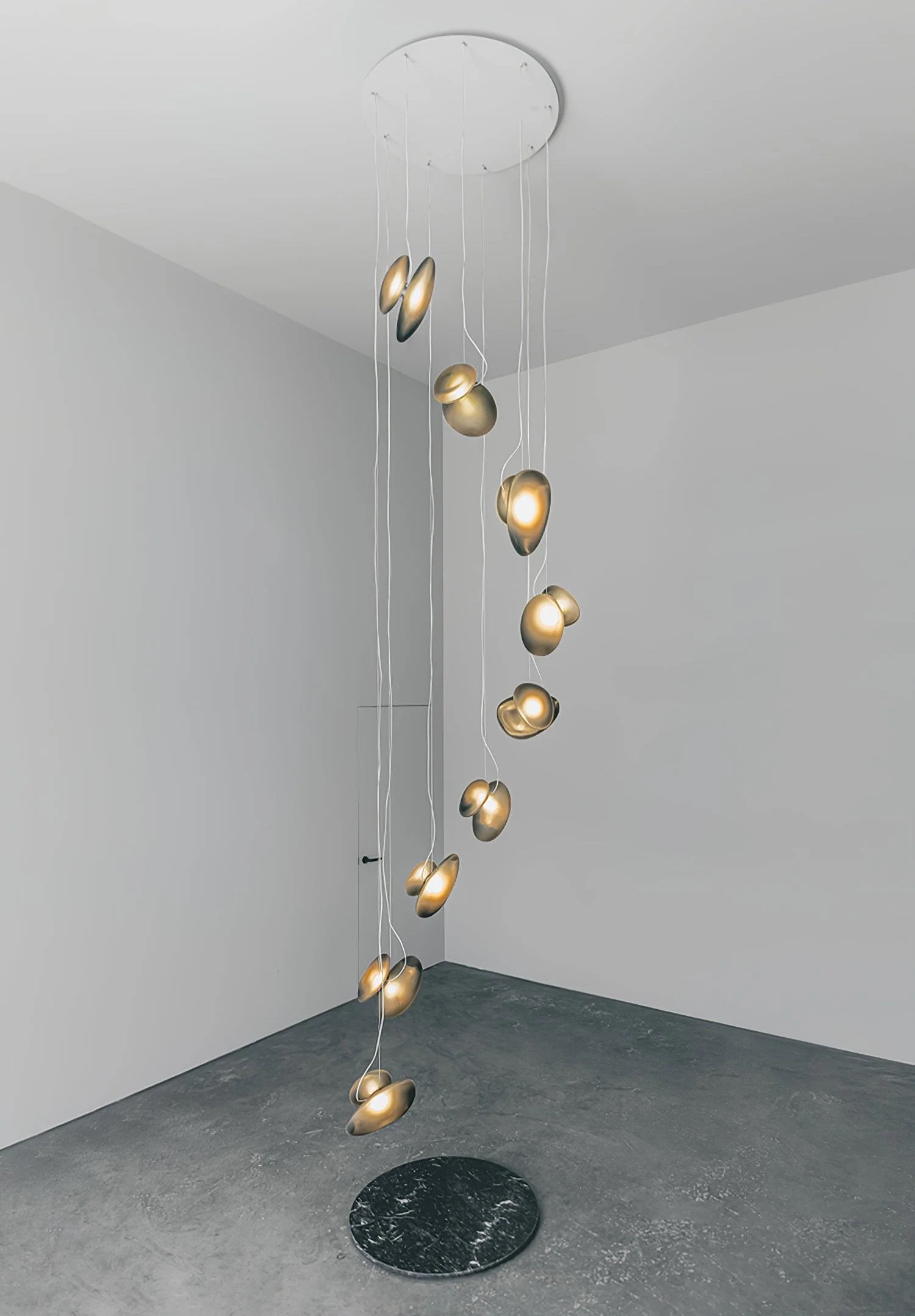 Eclipse Frosted Glass Pendant Light - Image 57
