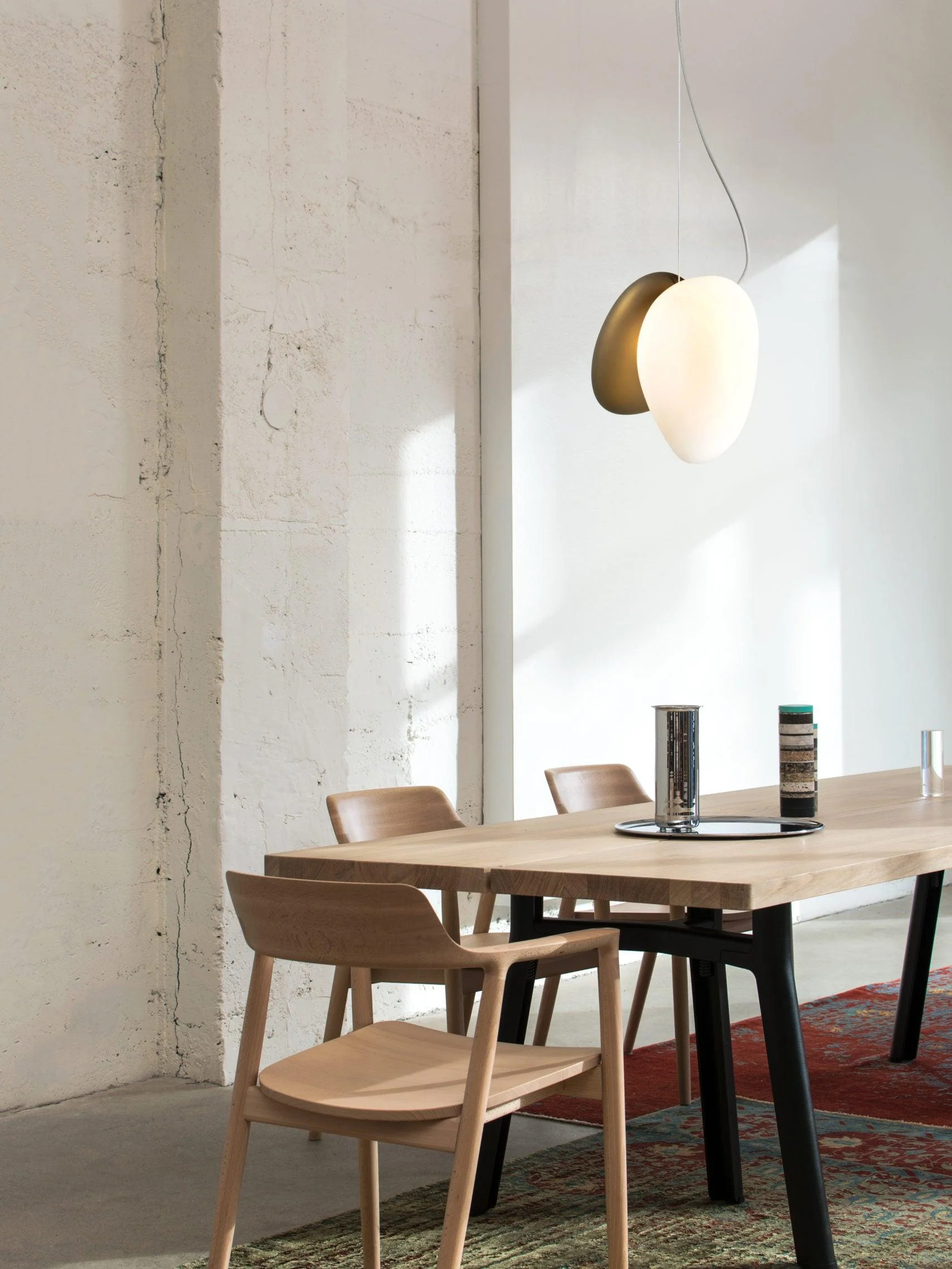 Eclipse Frosted Glass Pendant Light - Image 6