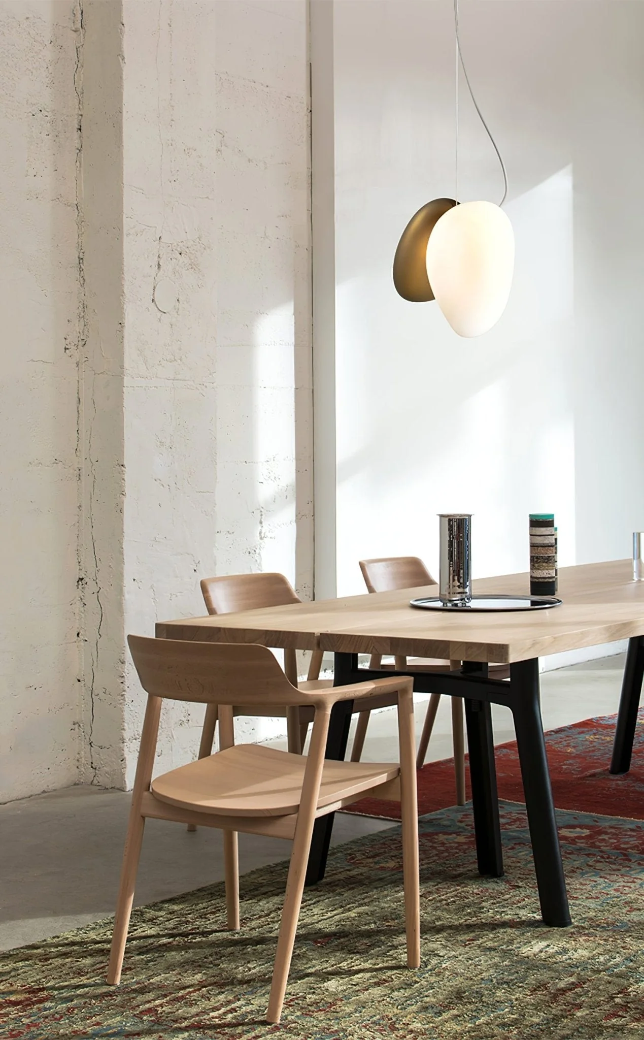 Eclipse Frosted Glass Pendant Light - Image 61