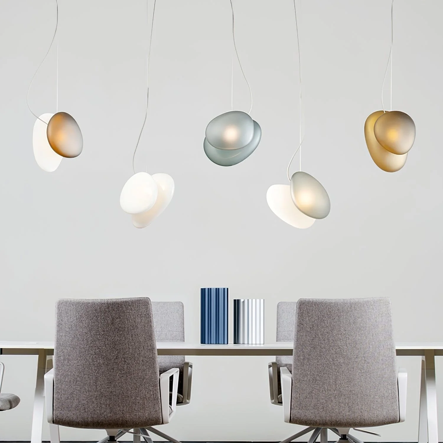 Eclipse Frosted Glass Pendant Light - Image 65