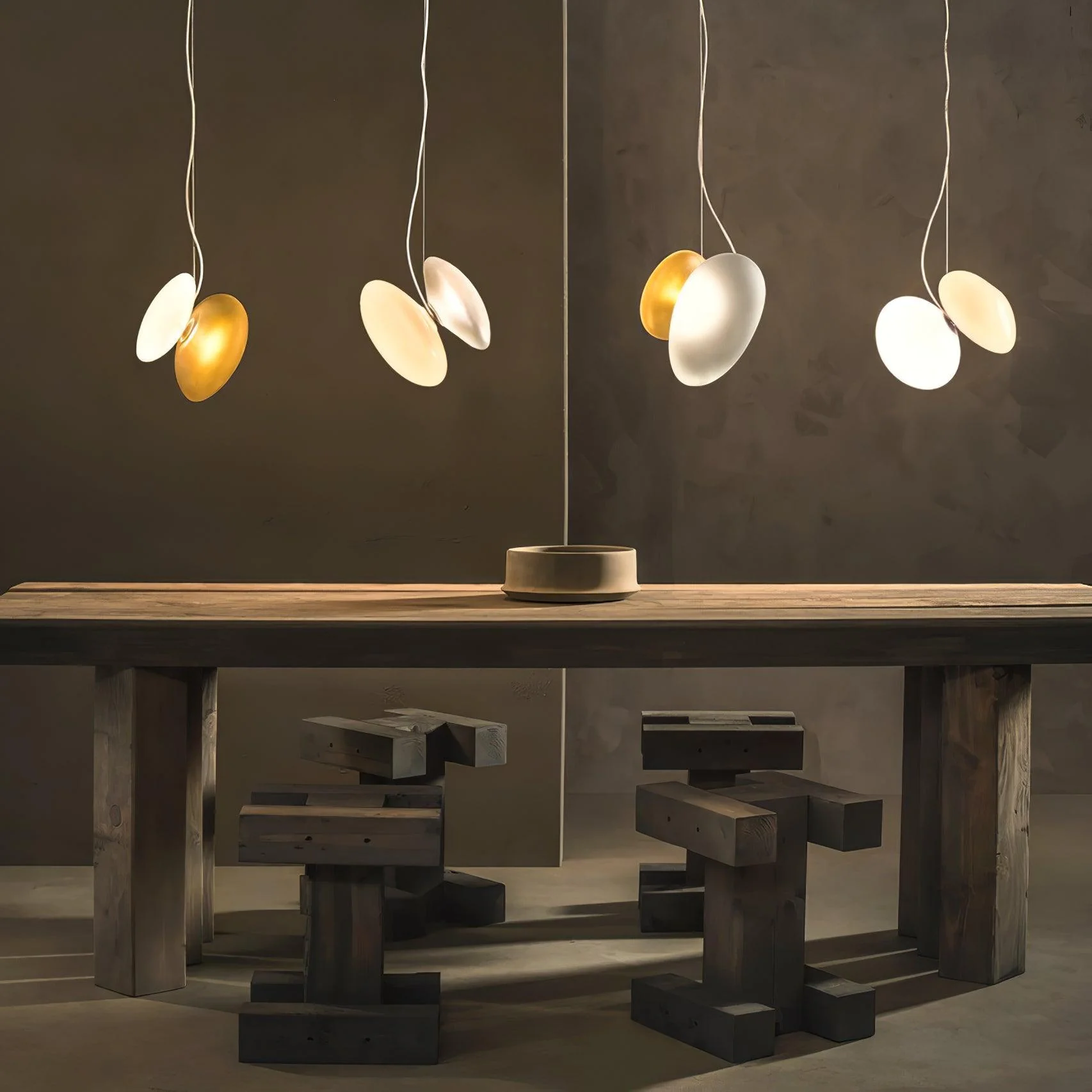 Eclipse Frosted Glass Pendant Light - Image 67