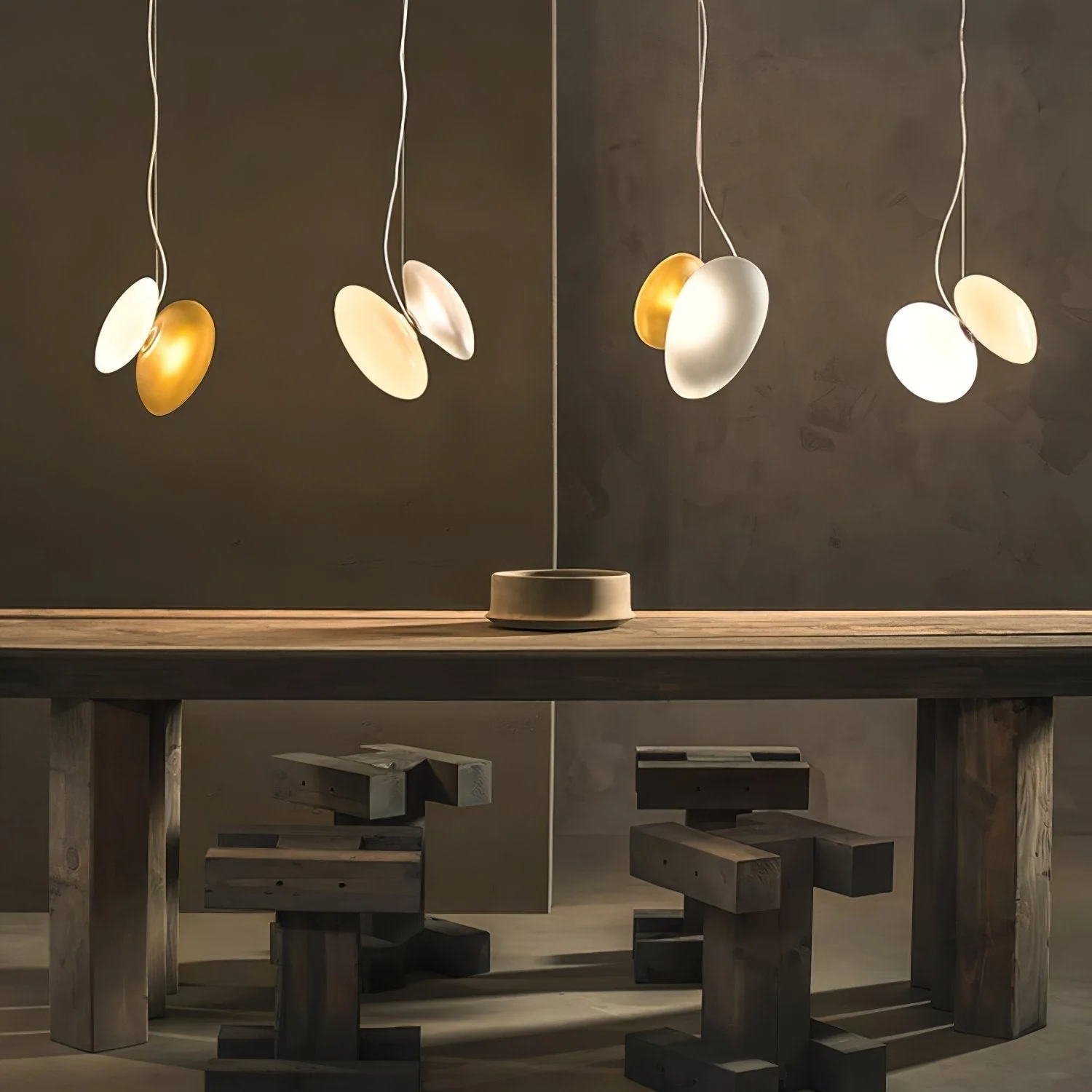 Eclipse Frosted Glass Pendant Light - Image 68