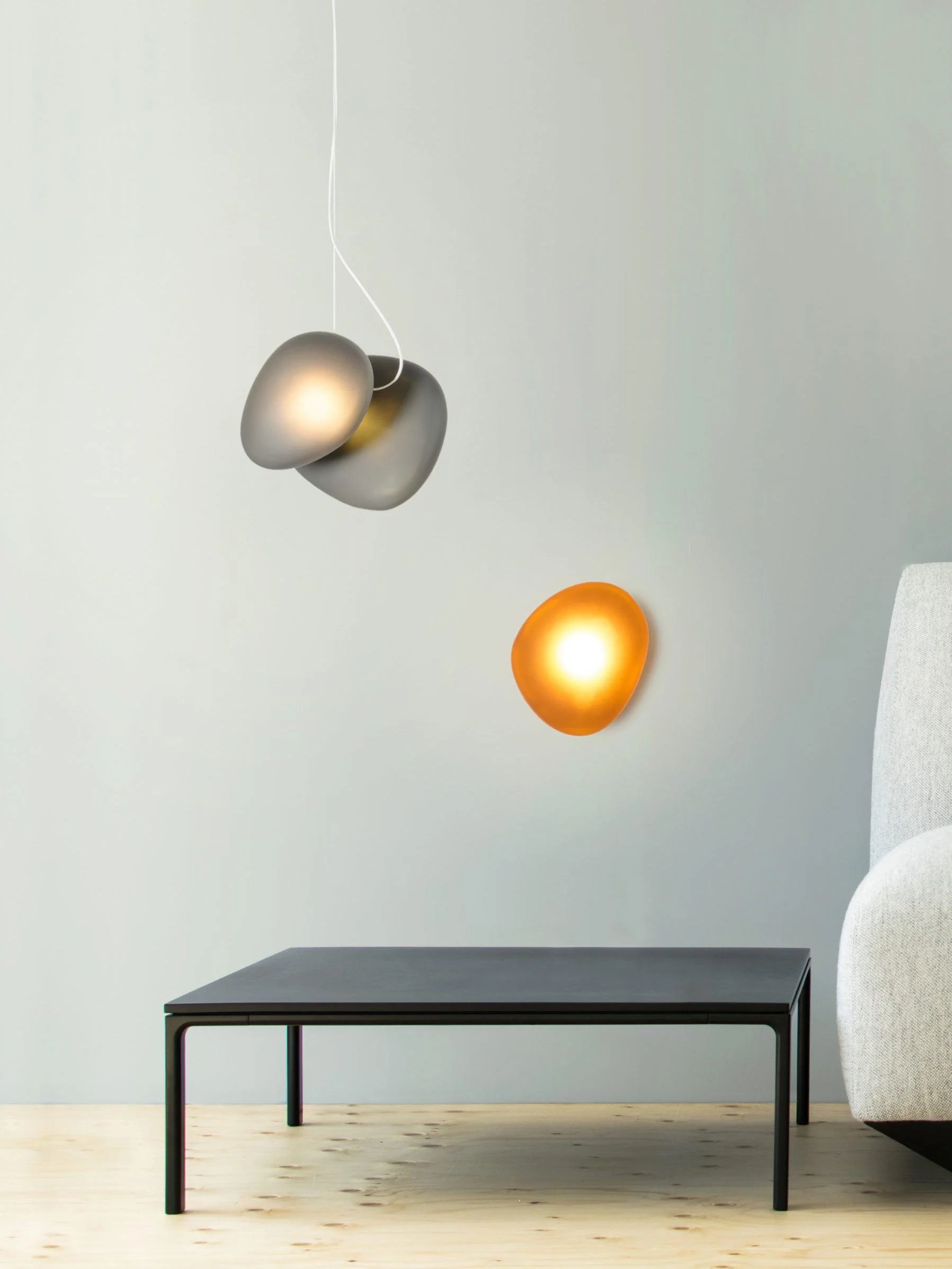 Eclipse Frosted Glass Pendant Light - Image 7