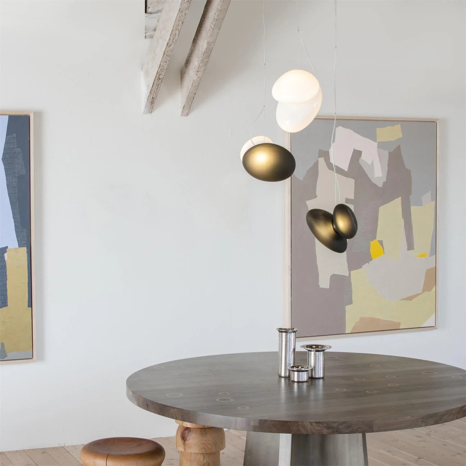 Eclipse Frosted Glass Pendant Light - Image 89
