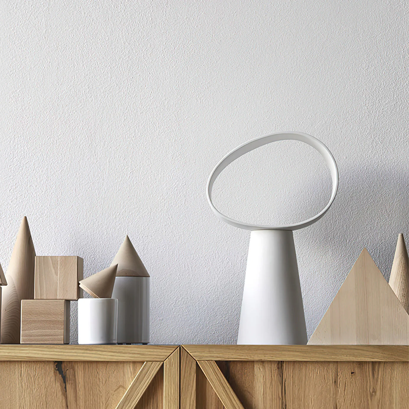 Eclipse Modern Resin Table Lamp - Image 10