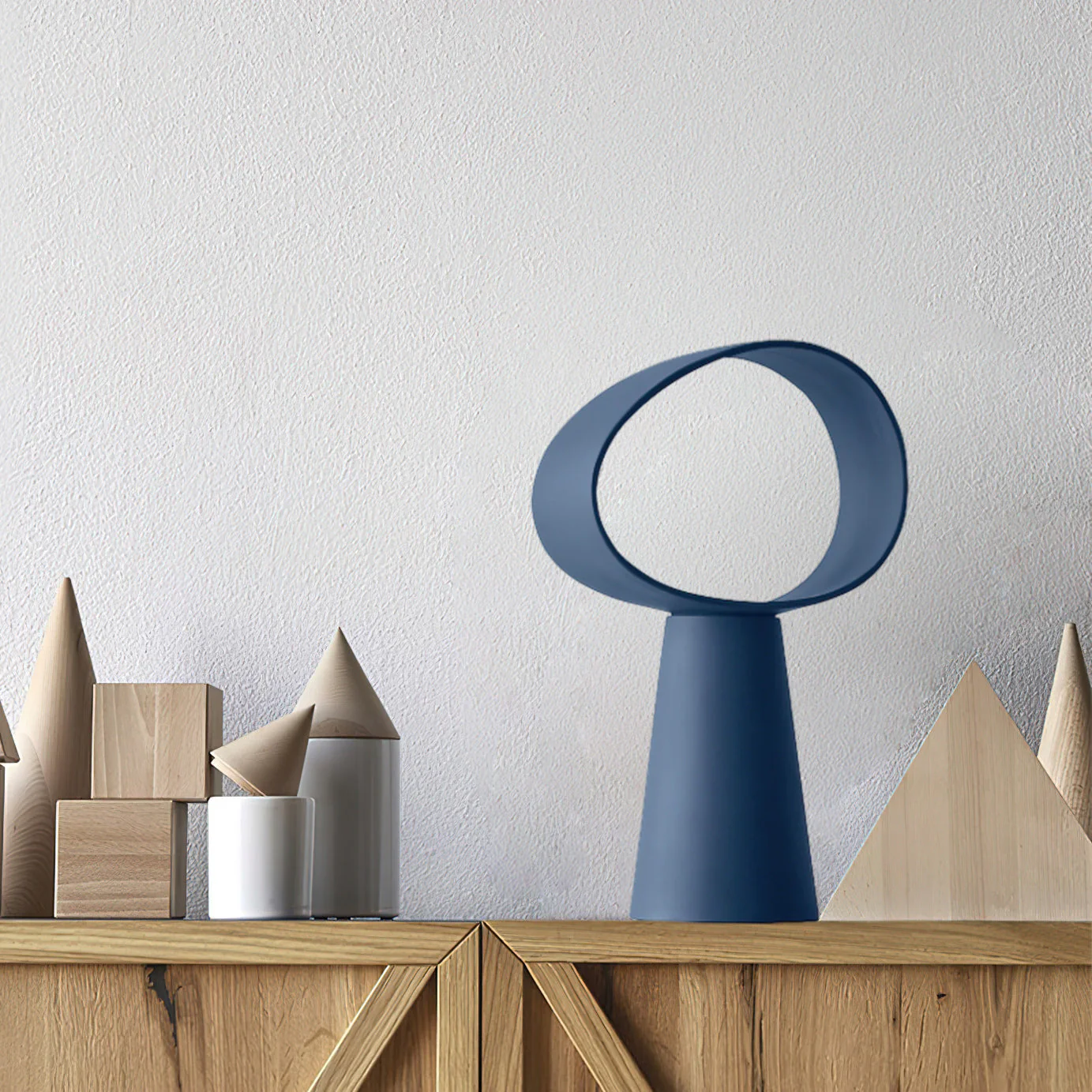 Eclipse Modern Resin Table Lamp - Image 11