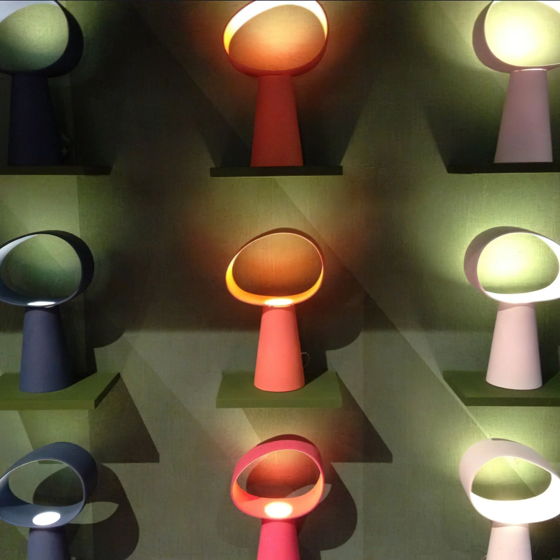 Eclipse Modern Resin Table Lamp - Image 12