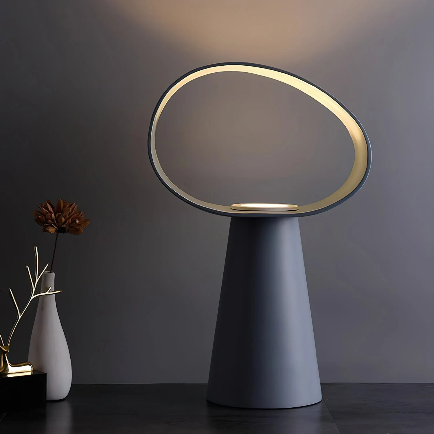 Eclipse Modern Resin Table Lamp - Image 19