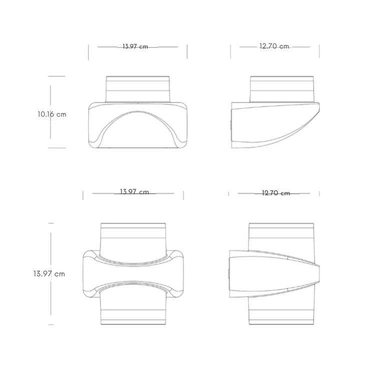 Edana Modern Waterproof LED Outdoor Wall Lights - Image 13