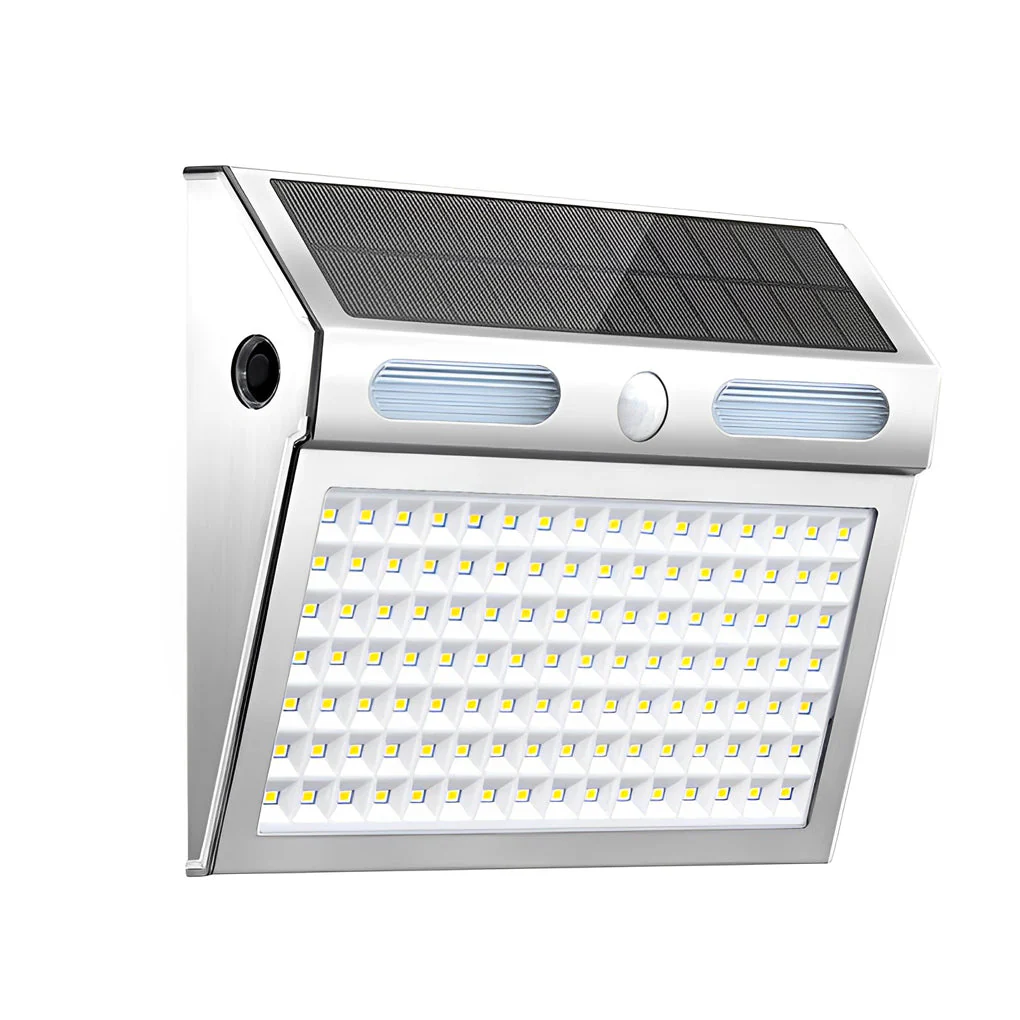 Edelin Rectangular LED Motion Sensor Steel Outdoor Wall Lamp - Image 3