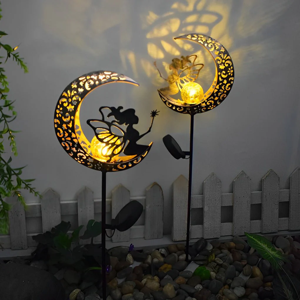 Edeline Mystical Moon Sun Flame Outdoor Light