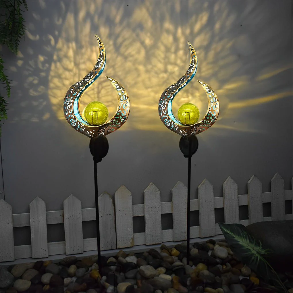 Edeline Mystical Moon Sun Flame Outdoor Light - Image 19