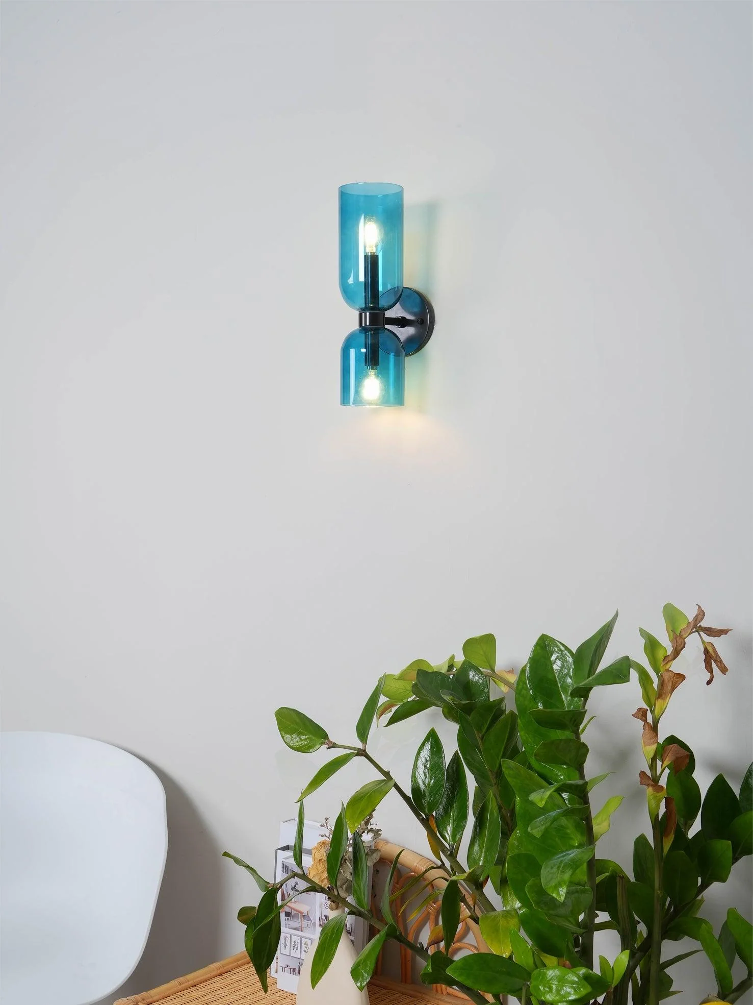 Edie Modern Minimalist Glass Wall Lamp - Image 13