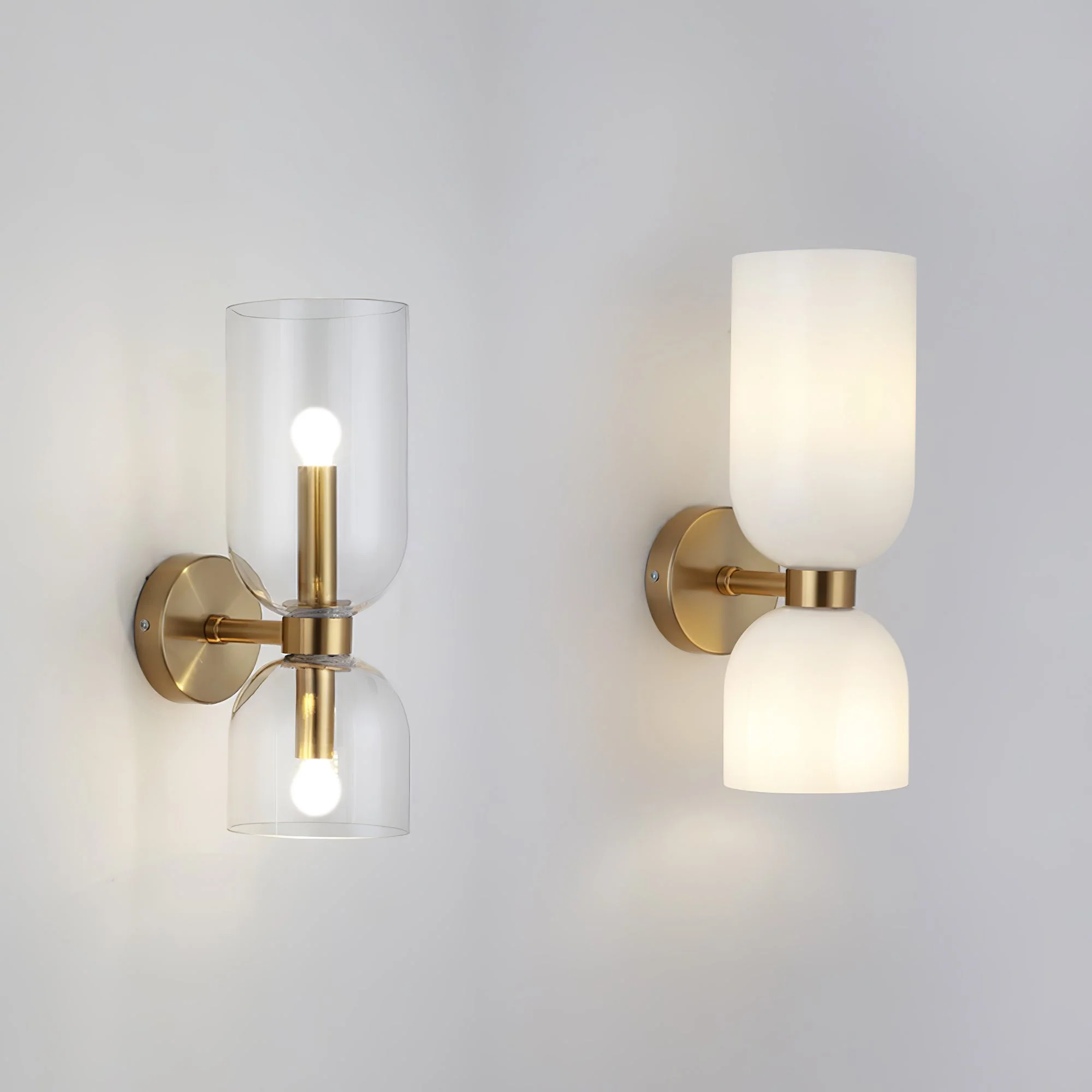 Edie Modern Minimalist Glass Wall Lamp - Image 15
