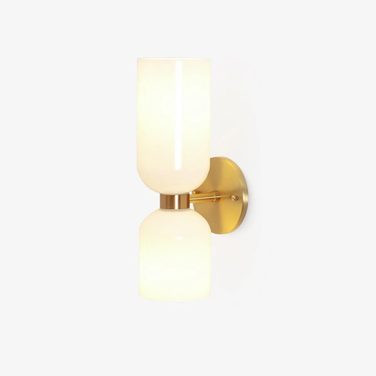 Edie Modern Minimalist Glass Wall Lamp - Image 2
