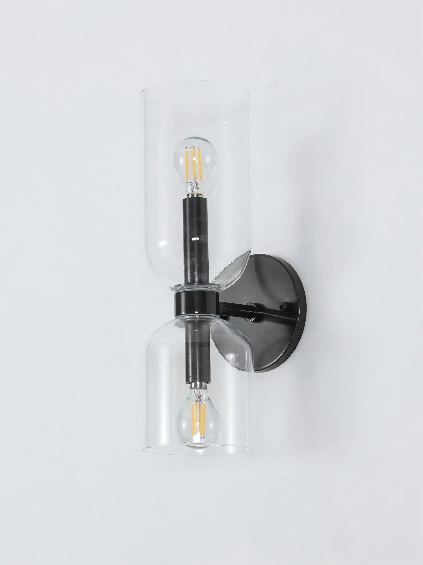 Edie Modern Minimalist Glass Wall Lamp - Image 26