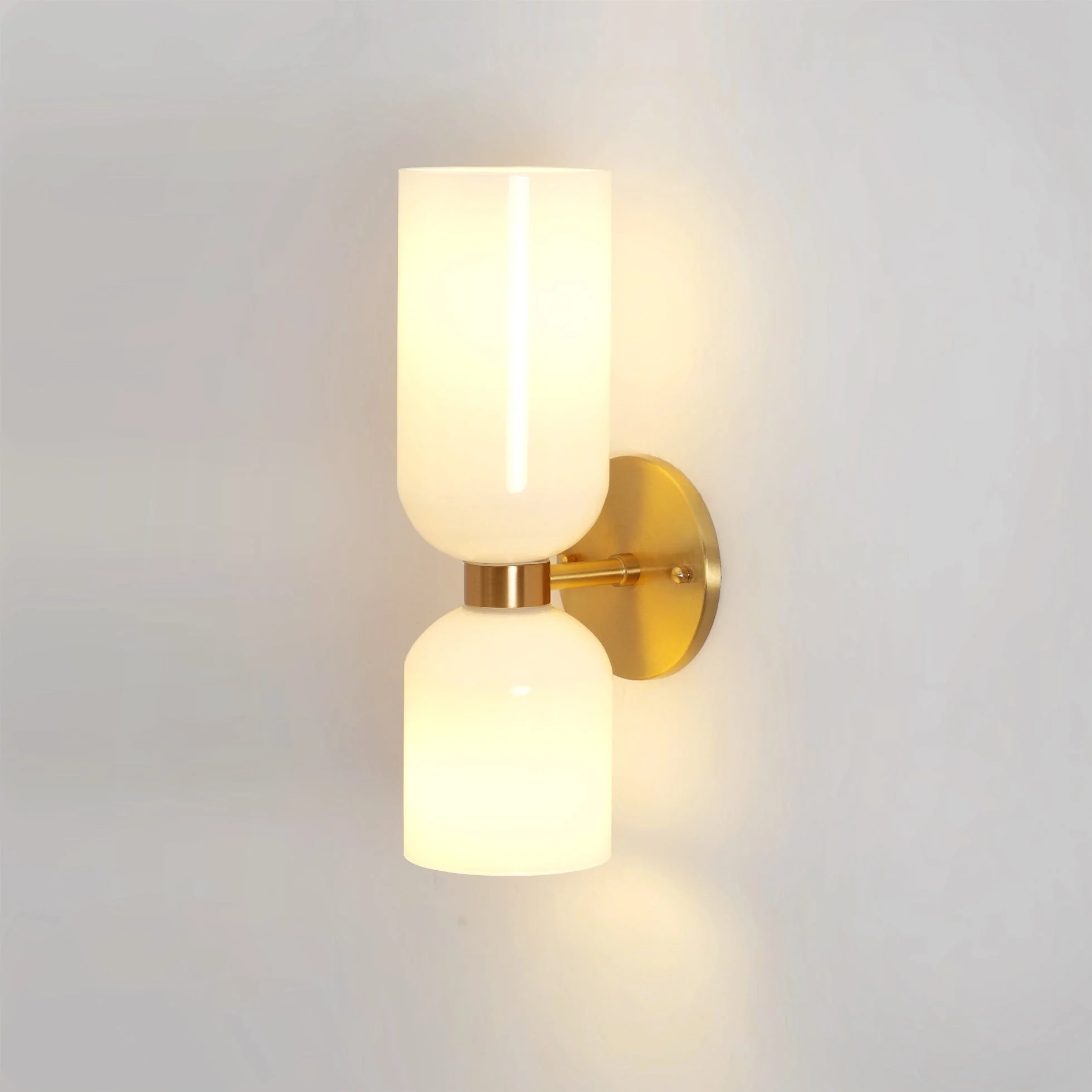 Edie Modern Minimalist Glass Wall Lamp - Image 28