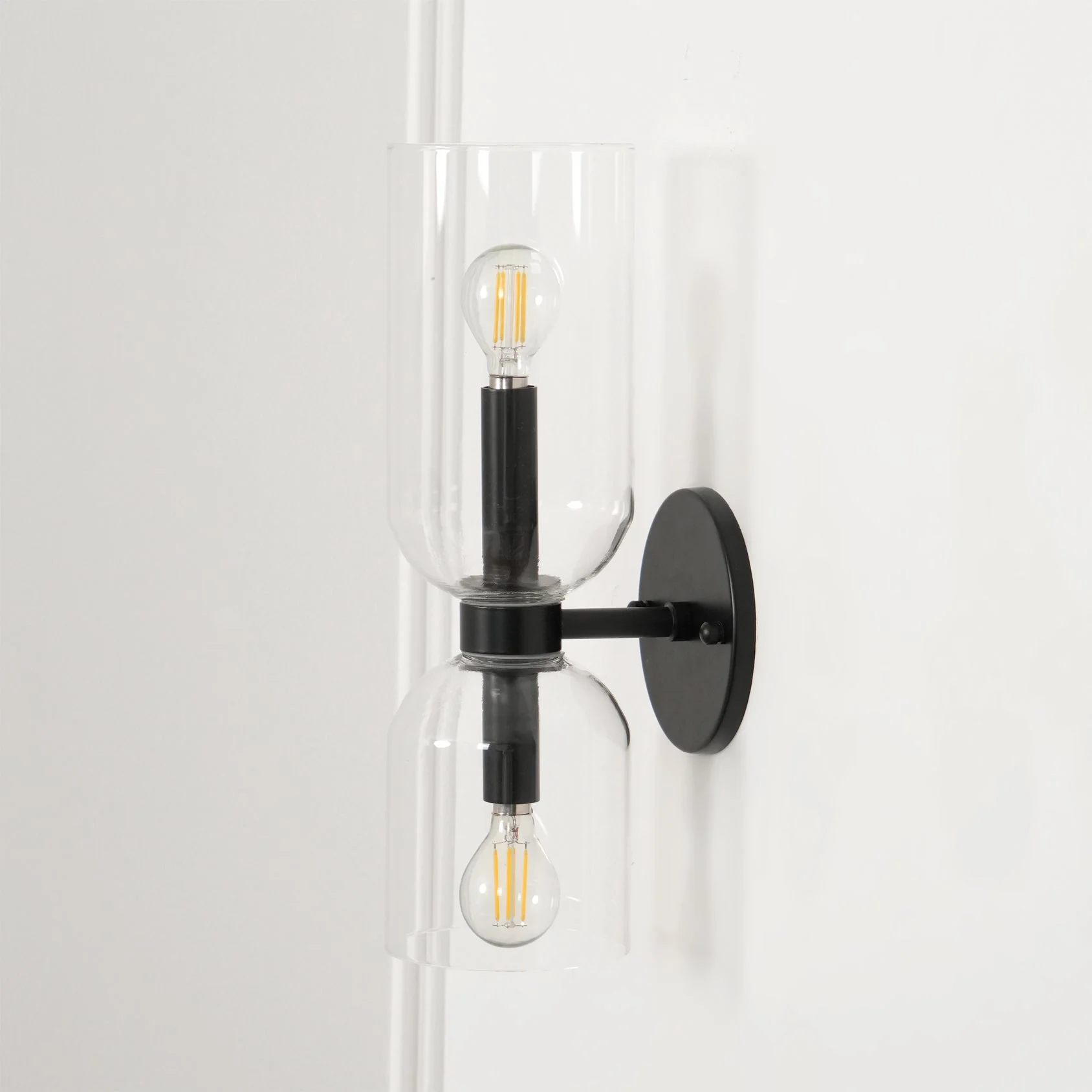 Edie Modern Minimalist Glass Wall Lamp - Image 41