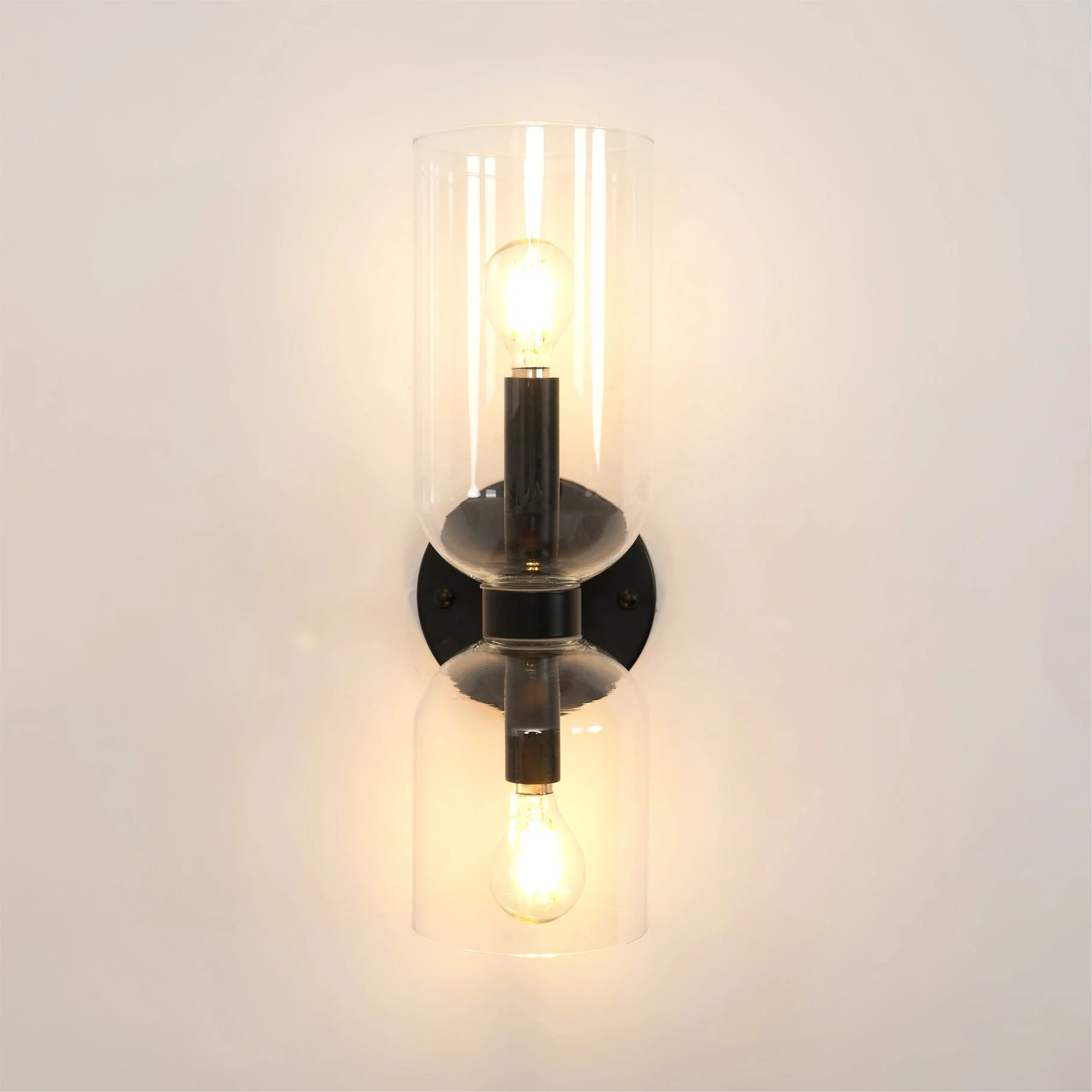 Edie Modern Minimalist Glass Wall Lamp - Image 44