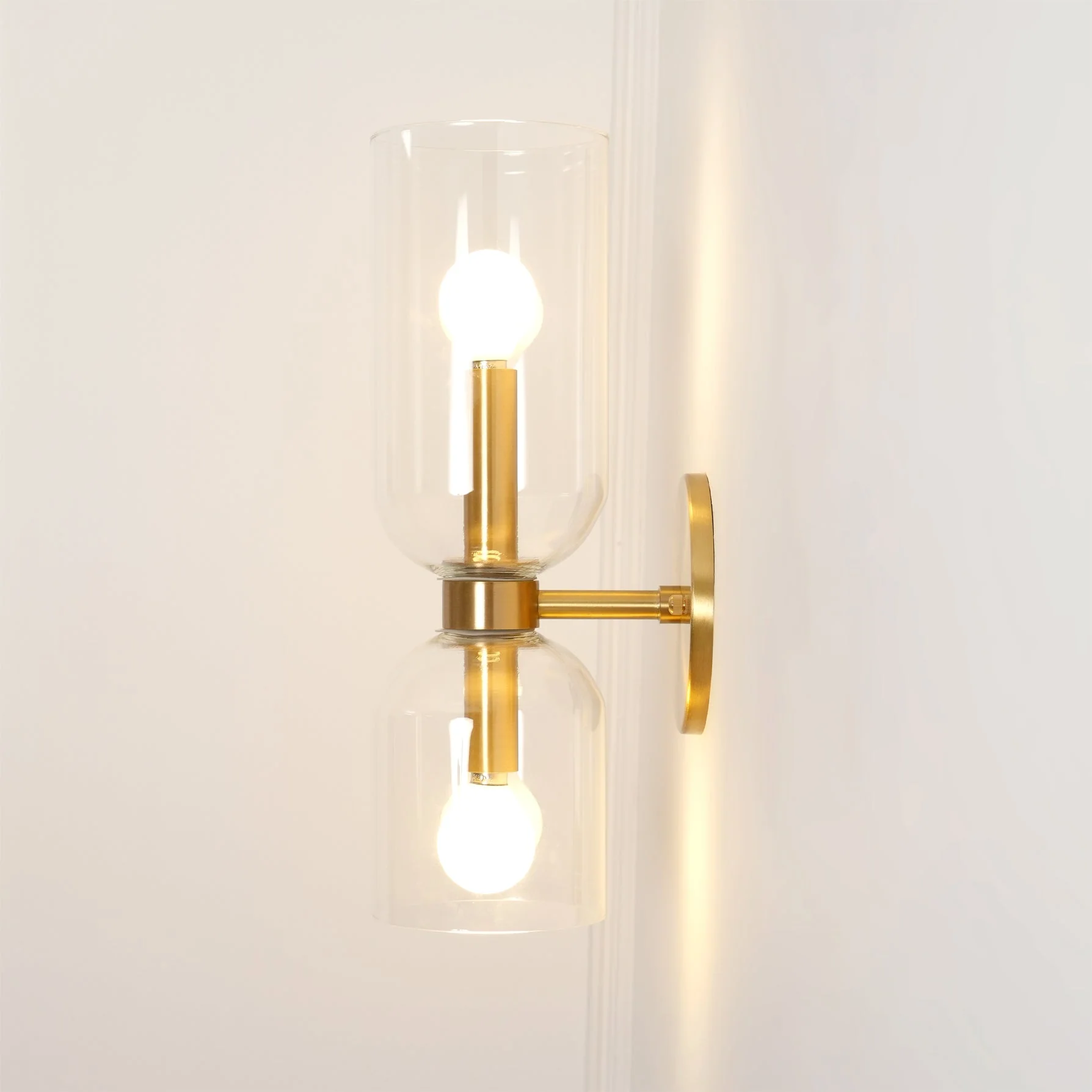 Edie Modern Minimalist Glass Wall Lamp - Image 65