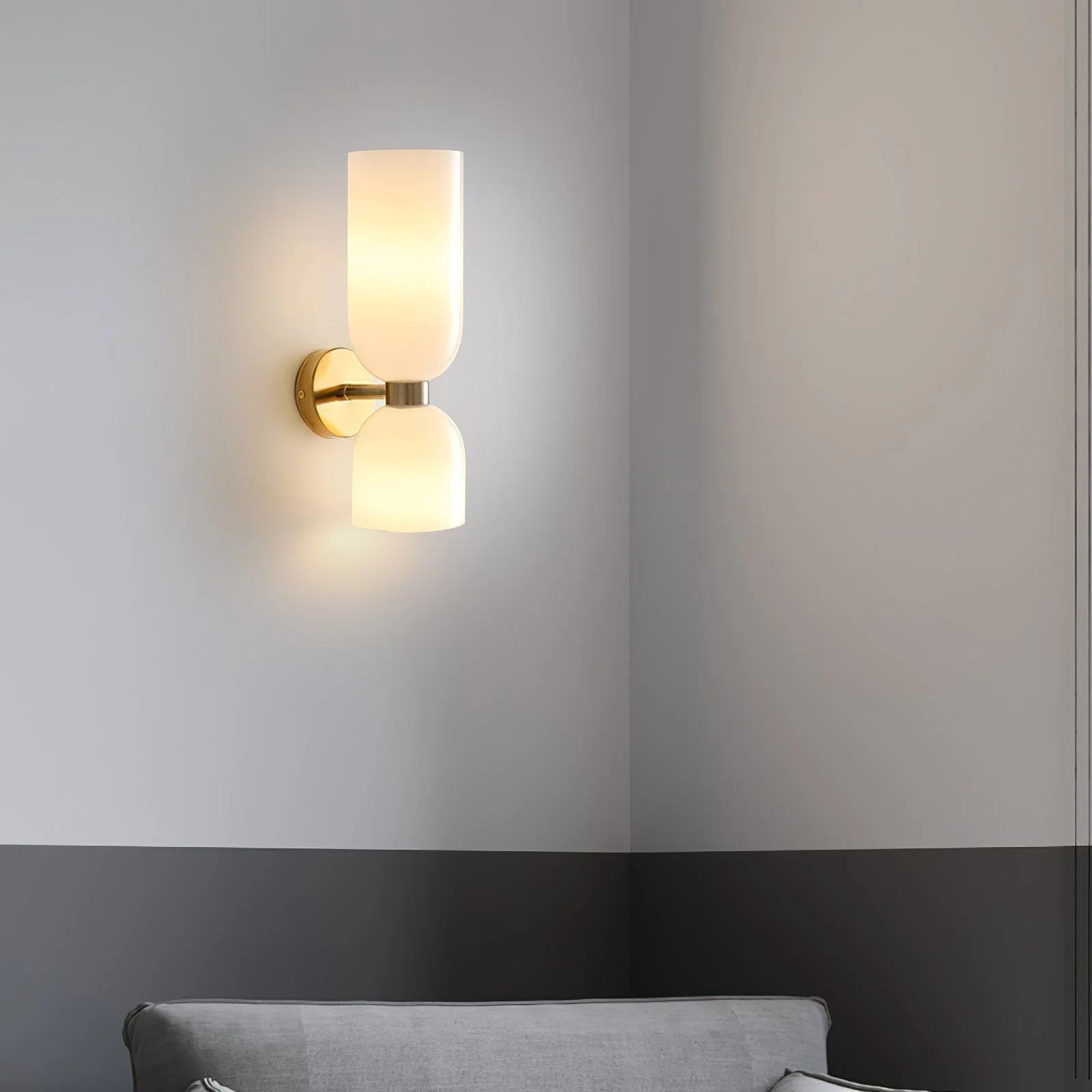 Edie Modern Minimalist Glass Wall Lamp - Image 71