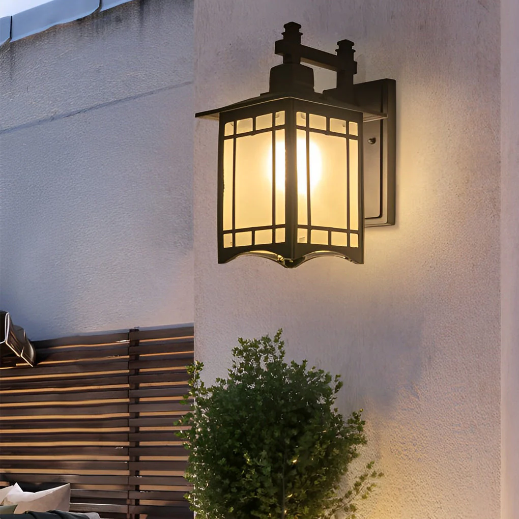Edith Retro LED Vintage Outdoor Sconce Wall Lamp