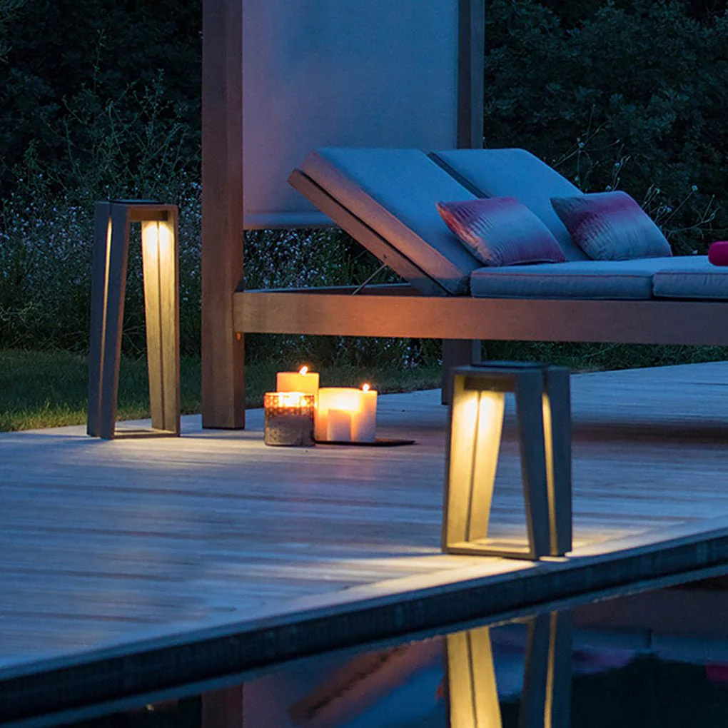 Edmond Minimalist Trapezoid LED Illumination Outdoor Light - Image 4