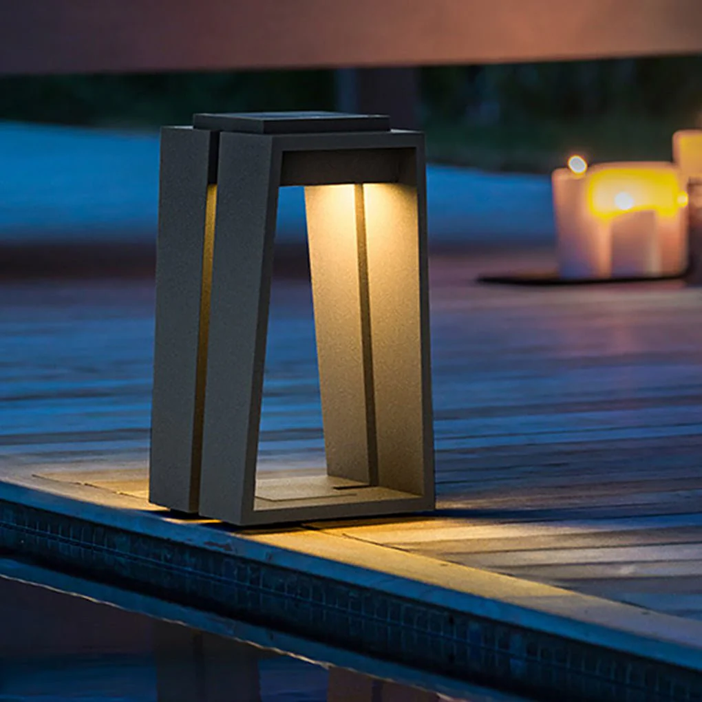 Edmond Minimalist Trapezoid LED Illumination Outdoor Light - Image 6