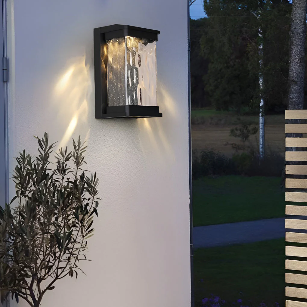Edric Creative Modern Glass Outdoor Wall Sconce Light - Image 6